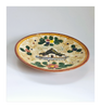Vintage Hand Made Glazed Ceramic Souvenir Wall Plate Embossed with a Trulli House from Alberobello, Italy