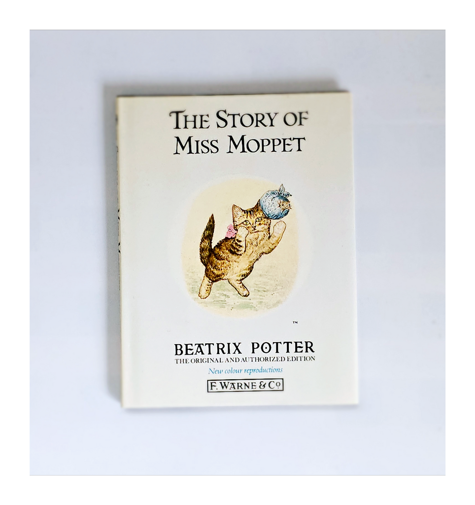 Vintage 1988 Beatrix Potter 'The Story Of Miss Moppet', Frederick Wayne & Co.