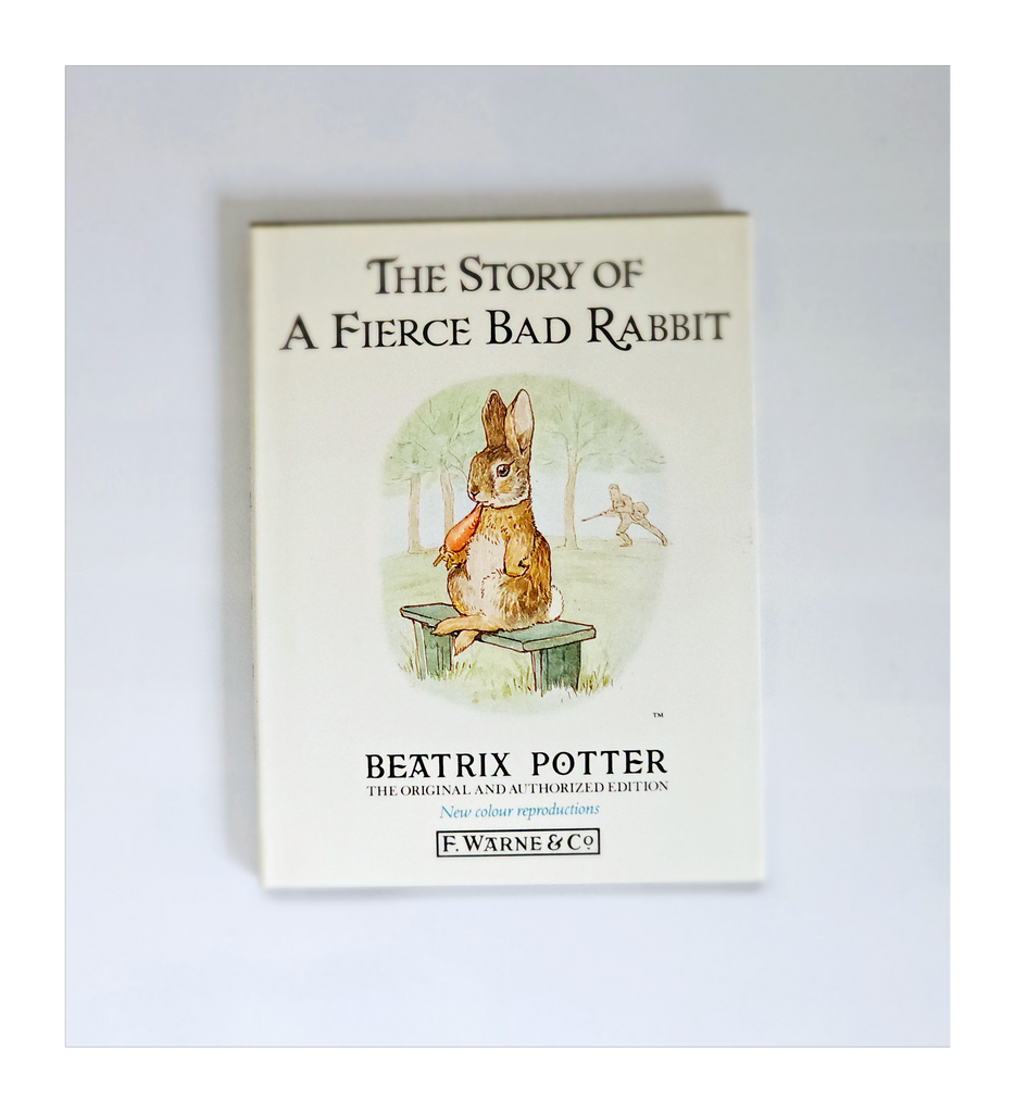 Vintage 1988 Beatrix Potter 'The Story Of A Fierce Bad Rabbit', Frederick Wayne & Co.