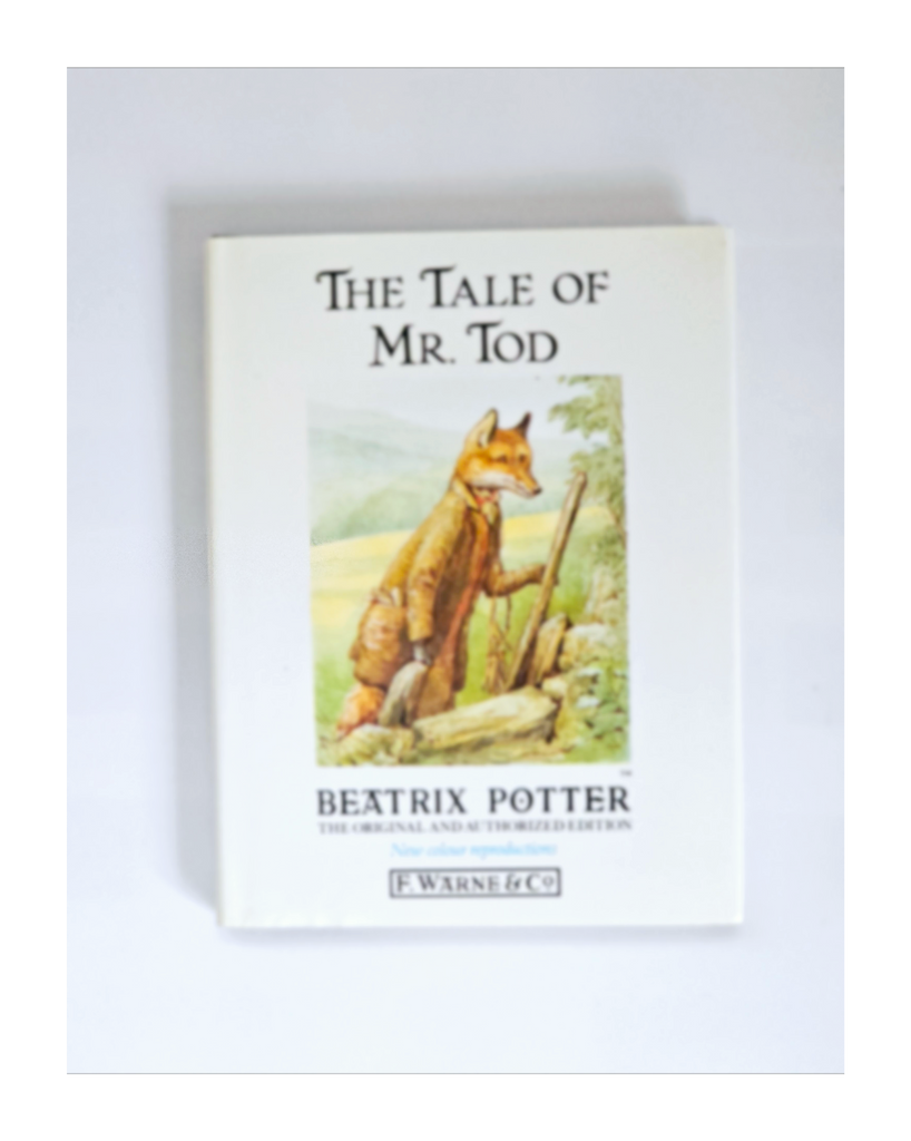 Vintage 1988 Beatrix Potter 'The Tale Of Mr. Tod', Frederick Wayne & Co.