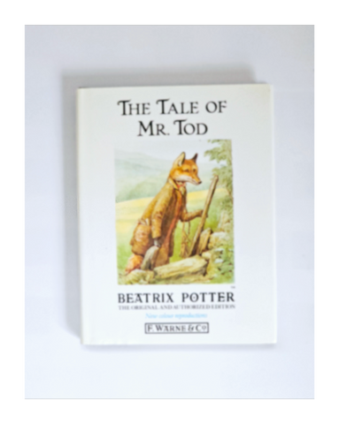 Vintage 1988 Beatrix Potter 'The Tale Of Mr. Tod', Frederick Wayne & Co.