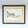 Original Framed Watercolour Painting of Burnham Overy Staithe, Norfolk by V Webster