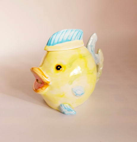 Vintage Novelty Decorative Teapot in shape of a Fish