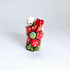 Rare Vintage Talavera Ceramic Hand Painted Hugging Salt and Pepper Shaker Set
