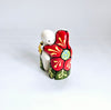 Rare Vintage Talavera Ceramic Hand Painted Hugging Salt and Pepper Shaker Set