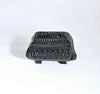 Rare Vintage 1950's Alfredo Vera Carved Black Clay (Barro Negro) Miniature Trinket Box - Mexican Folk Art