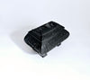 Rare Vintage 1950's Alfredo Vera Carved Black Clay (Barro Negro) Miniature Trinket Box - Mexican Folk Art