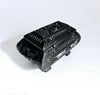 Rare Vintage 1950's Alfredo Vera Carved Black Clay (Barro Negro) Miniature Trinket Box - Mexican Folk Art