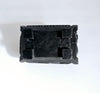 Rare Vintage 1950's Alfredo Vera Carved Black Clay (Barro Negro) Miniature Trinket Box - Mexican Folk Art