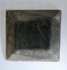 A beautiful Contemporary Hand Made and Hand Painted Ceramic Studio Art Pottery Square Plate signed by the artist as Dm