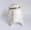 Rare Vintage 1980's Ceramic Sphinx Jewellery Box / Statuette - Hathaway International, Berger Collection - Made in Italy