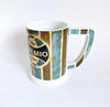 Rare Vintage Limited Edition FBPA GREMIO Beer Mug by Mondo Ceram to Commemorate Brazil being Two Times Football World Champion