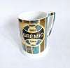 Rare Vintage Limited Edition FBPA GREMIO Beer Mug by Mondo Ceram to Commemorate Brazil being Two Times Football World Champion