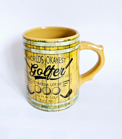 Golf Themed Beer Mug by The Genuine Gent Co.