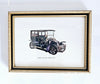 Rare Vintage 1960's Framed Colour Lithograph Print of 1906 Renault 24.8-hp Automobile (Copy)