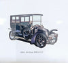 Rare Vintage 1960's Framed Colour Lithograph Print of 1906 Renault 24.8-hp Automobile (Copy)