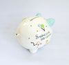 Rare Vintage "Wednesday's Child" Piggy Bank / Money Box by Shudehill Giftware