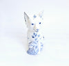 Vintage 1980's Franklin Mint Country Friends by Hallie Greer Ceramic Fox Creamer / Milk Jug in Delft Blue and White Style (Copy) (Copy)