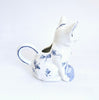 Vintage 1980's Franklin Mint Country Friends by Hallie Greer Ceramic Fox Creamer / Milk Jug in Delft Blue and White Style (Copy) (Copy)