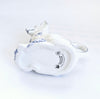 Vintage 1980's Franklin Mint Country Friends by Hallie Greer Ceramic Fox Creamer / Milk Jug in Delft Blue and White Style (Copy) (Copy)