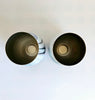 A Pair of Finedine Stainless Steel Blue Marble Wine Tumblers