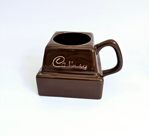 Vintage 1980's Cadbury Ceramic Chocolate Chunk Mug - Collectable