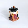 Vintage 1930's Majolica Ceramic Crown Devon Toby Jug Teapot