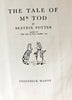 Vintage 1995 Beatrix Potter 'The Tale Of Mr. Tod', Frederick Wayne & Co.