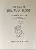 Vintage 1995 Beatrix Potter 'The Tale Of Benjamin Bunny', Frederick Wayne & Co.