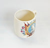 Vintage 1930's Art Deco Royal Doulton George VI and Queen Elizabeth Coronation (May 12th, 1937) Fine Bone China Commemorative Mug
