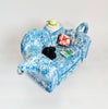 Vintage 1990's Hand Painted Swineside Ceramics 'Cat On The Sofa ' Novelty Teapot