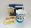 Vintage Boots Fine Bone China Novelty / Quirky Tea / Coffee Mug and Coaster