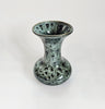 Rare Vintage 1970's Fosters Studio Pottery Honeycomb Green Glazed Small Ceramic Vase - Made In Cornwall, England