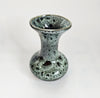 Rare Vintage 1970's Fosters Studio Pottery Honeycomb Green Glazed Small Ceramic Vase - Made In Cornwall, England
