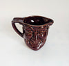 Rare Vintage Glazed Ceramic Two Faced Happy / Sad  Brown Toby Jug / Character Jug, Thomas Core Ltd