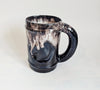 Vintage Hand Crafted Drip Glazed Ceramic Beer Mug / Beer Stein