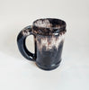 Vintage Hand Crafted Drip Glazed Ceramic Beer Mug / Beer Stein