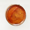 Novelty Vintage 1970's Hand Made Portuguese Souvenir Miniature Wooden Barrel Micro Bar with Tiny Bottles of Port Wine and Carved Wooden Cups