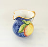 Vintage Ravello Glazed Ceramics Italian Hand-Painted Glazed Ceramic Pitcher / Jug