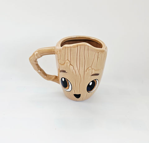 Novelty Marvel Guardians of The Galaxy Groot 3D Sculpted Ceramic Tea / Coffee Mug