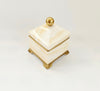 Vintage 1990's Villeroy & Boch Charleston Onyx "Classic Collection" Fine Bone China Trinket Box / Jewellery Box, Made in Germany