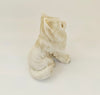 Vintage 1980's Hand Painted Harvey Knox (Homco) Ceramic White Persian Cat / Kitten Figurine