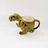 Novelty Hand-Painted Ceramic 3D T-Rex Dinosaur Shaped Tea / Coffee Mug