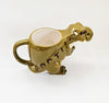 Novelty Hand-Painted Ceramic 3D T-Rex Dinosaur Shaped Tea / Coffee Mug