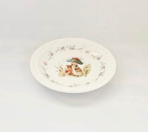 Rare Vintage 1980's Royal Albert , Frederick Warne & Co., The World of Beatrix Potter "Benjamin Bunny" Fine Bone China Pin Dish