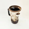 Vintage Hand Crafted Glazed Ceramic Beer Mug / Beer Stein from Estonia
