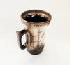 Vintage Hand Crafted Glazed Ceramic Beer Mug / Beer Stein from Estonia