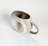 Urban Outfitters Novelty 3D Donut Shaped Stoneware Tea / Coffee Mug