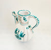 Vintage / Antique 1900's Hand Painted Italian Cantagalli Style Glazed Ceramic Coffee Pot / Pitcher / Jug