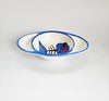 Vintage Hand-Painted Colorcer Glazed Ceramic Small Decorative Fish Dish from Portugal